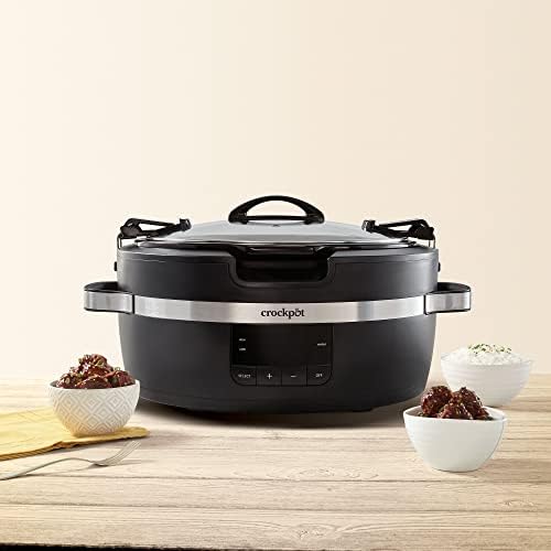Crock-Pot Thermoshield 6 Quart Slow Cooker with Carry Handles 2KWS