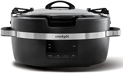Crock-Pot Thermoshield 6 Quart Slow Cooker with Carry Handles 2KWS