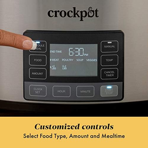 Crock-Pot MyTime 6 Quart Programmable Slow Cooker 8G2T