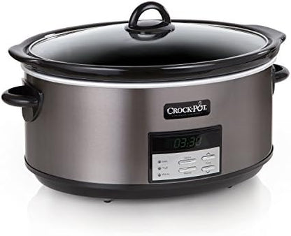 Crock-Pot 8 Quart Programmable Slow Cooker with Auto Warm FF7S