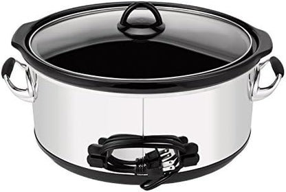 Crock-Pot 7 Quart Programmable Slow Cooker – Polished Platinum 6CQE
