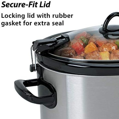 Crock-Pot Cook & Carry 6 Quart Portable Slow Cooker 72X5