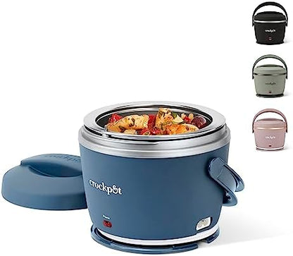 Crock-Pot Electric Lunch Box Food Warmer 20oz – Faded Blue UUES