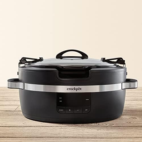 Crock-Pot Thermoshield 6 Quart Slow Cooker with Carry Handles 2KWS