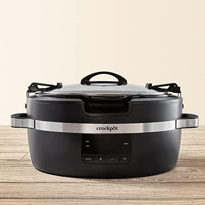 Crock-Pot Thermoshield 6 Quart Slow Cooker with Carry Handles 2KWS