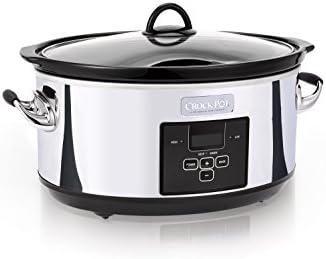 Crock-Pot 7 Quart Programmable Slow Cooker – Polished Platinum 6CQE