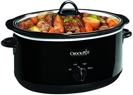 Crock-Pot 8 Quart Manual Slow Cooker – Black HPSB