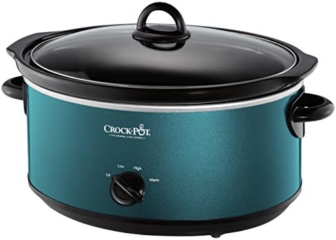 Crock-Pot 7 Quart Manual Slow Cooker – Turquoise HD7M