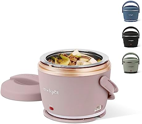 Crock-Pot Electric Lunch Box Food Warmer 20oz – Blush Pink UA3A
