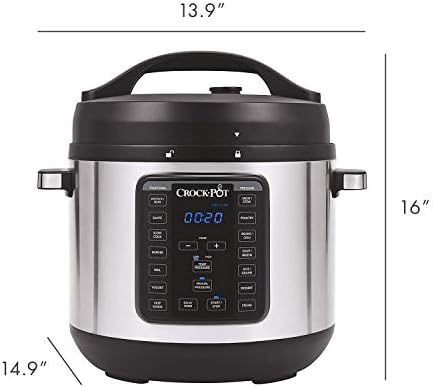 Crock-Pot 8 Quart Express Crock Multi-Use Pressure Cooker 3ZE4