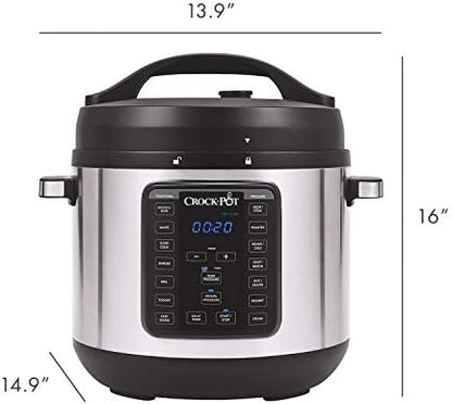 Crock-Pot 8 Quart Express Crock Multi-Use Pressure Cooker 3ZE4