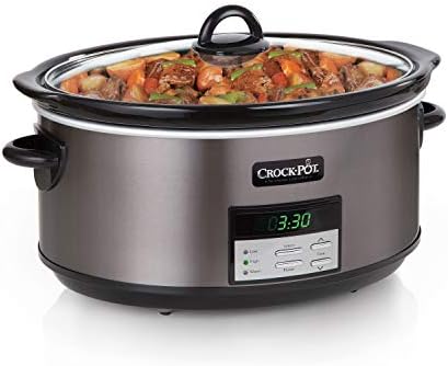 Crock-Pot 8 Quart Programmable Slow Cooker with Auto Warm FF7S