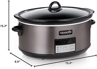 Crock-Pot 8 Quart Programmable Slow Cooker with Auto Warm FF7S