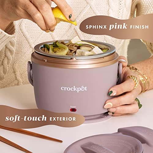 Crock-Pot Electric Lunch Box Food Warmer 20oz – Blush Pink UA3A