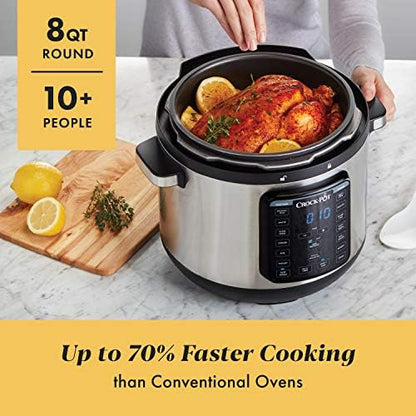 Crock-Pot 8 Quart Express Crock Multi-Use Pressure Cooker 3ZE4