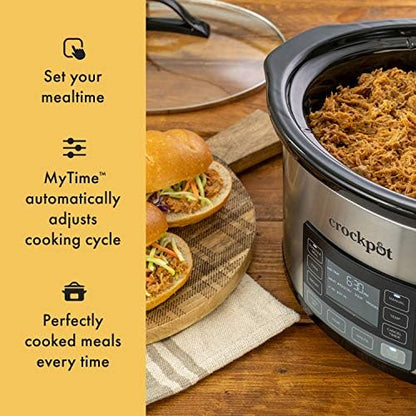 Crock-Pot MyTime 6 Quart Programmable Slow Cooker 8G2T
