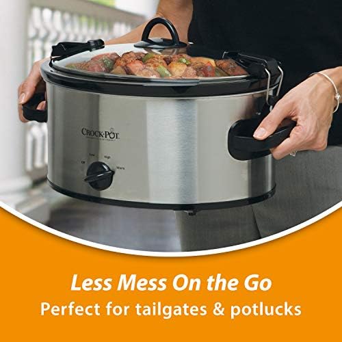Crock-Pot Cook & Carry 6 Quart Portable Slow Cooker 72X5