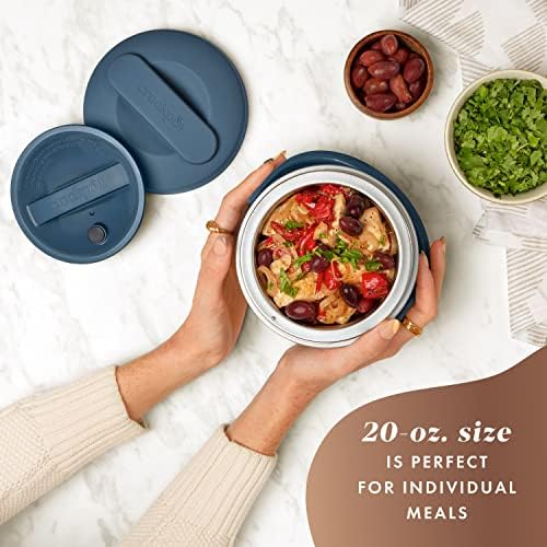 Crock-Pot Electric Lunch Box Food Warmer 20oz – Faded Blue UUES