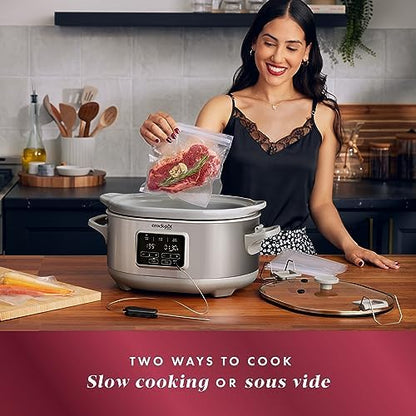 Crock-Pot 7 Quart Programmable Cook & Carry Slow Cooker DQUP