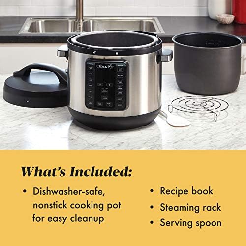 Crock-Pot 8 Quart Express Crock Multi-Use Pressure Cooker 3ZE4