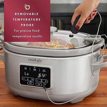 Crock-Pot 7 Quart Programmable Cook & Carry Slow Cooker DQUP