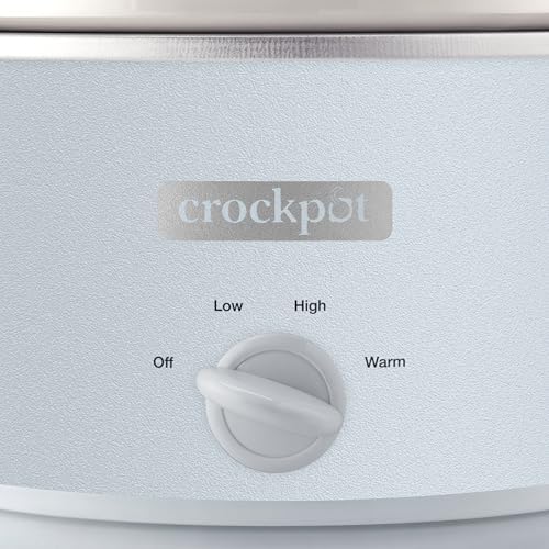 Crock-Pot 4.5 Quart Manual Slow Cooker – Macaroon Blue V63Z
