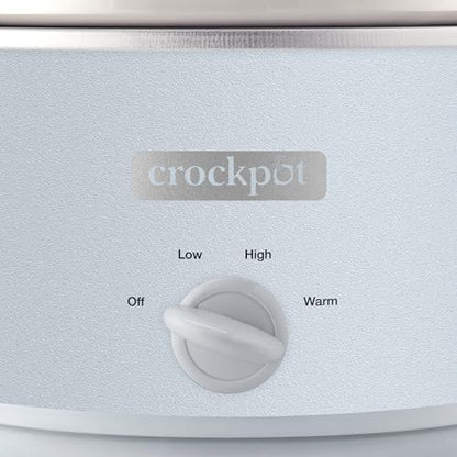 Crock-Pot 4.5 Quart Manual Slow Cooker – Macaroon Blue V63Z