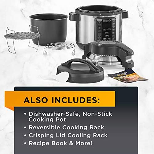 Crock-Pot Express Crisp 8 Quart 10-in-1 Pressure Cooker PGJ2