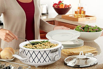 Crock-Pot 2.5 Quart Compact Casserole Slow Cooker DGAX