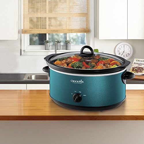 Crock-Pot 7 Quart Manual Slow Cooker – Turquoise HD7M