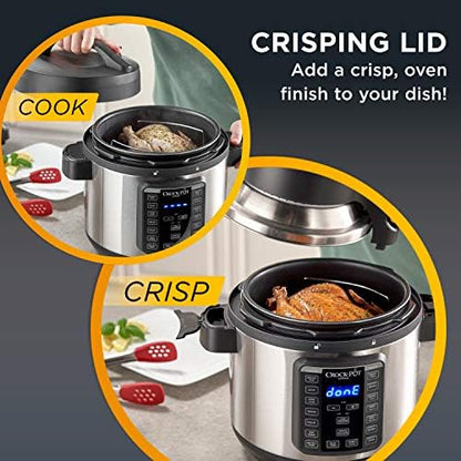 Crock-Pot Express Crisp 8 Quart 10-in-1 Pressure Cooker PGJ2