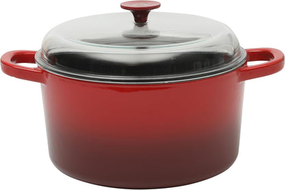 Crock-Pot 3 Quart Enameled Cast Iron Dutch Oven – Aqua DNTH