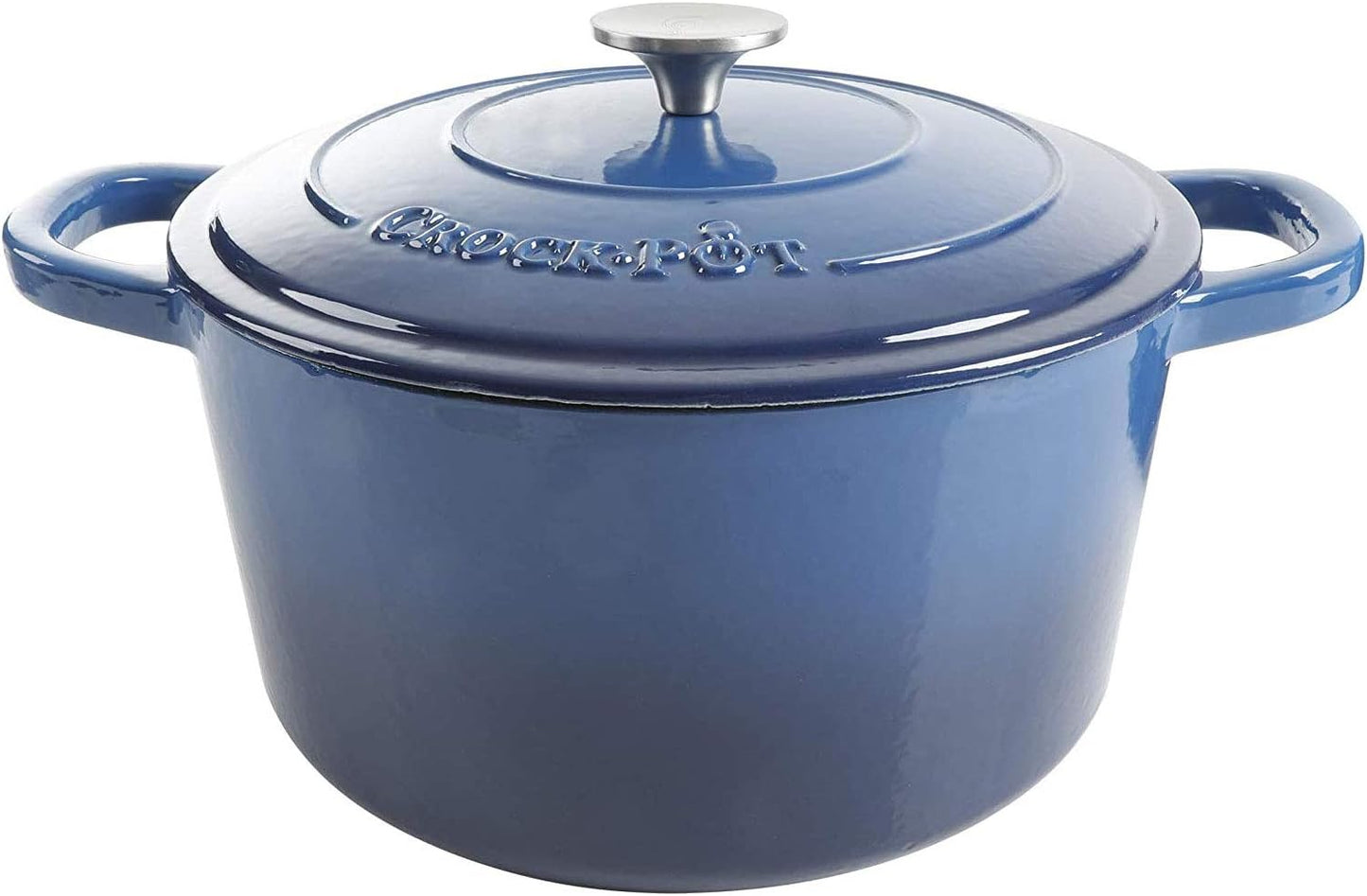 Crock-Pot 3 Quart Enameled Cast Iron Dutch Oven – Aqua DNTH