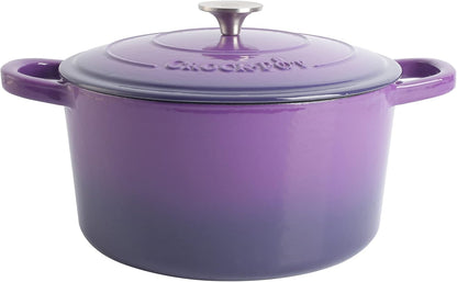 Crock-Pot 3 Quart Enameled Cast Iron Dutch Oven – Aqua DNTH