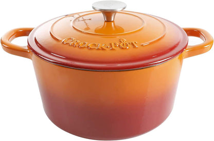 Crock-Pot 3 Quart Enameled Cast Iron Dutch Oven – Aqua DNTH