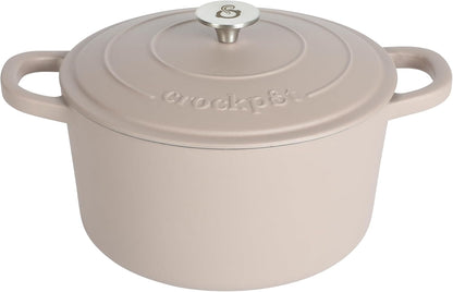 Crock-Pot 3 Quart Enameled Cast Iron Dutch Oven – Aqua DNTH