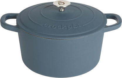 Crock-Pot 3 Quart Enameled Cast Iron Dutch Oven – Aqua DNTH