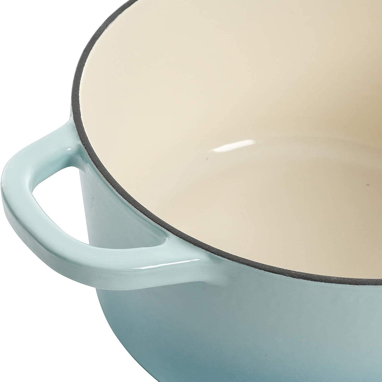 Crock-Pot 3 Quart Enameled Cast Iron Dutch Oven – Aqua DNTH