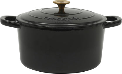 Crock-Pot 3 Quart Enameled Cast Iron Dutch Oven – Aqua DNTH