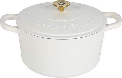 Crock-Pot 3 Quart Enameled Cast Iron Dutch Oven – Aqua DNTH
