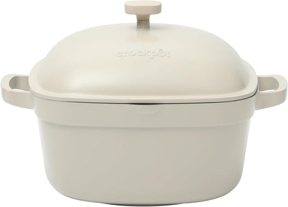 Crock-Pot 3 Quart Enameled Cast Iron Dutch Oven – Aqua DNTH