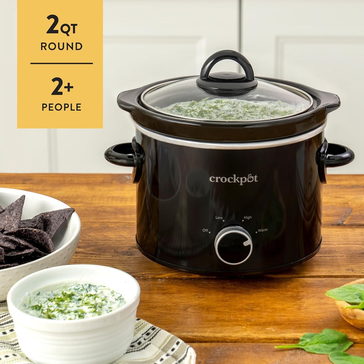 Crock-Pot 2 Quart Mini Slow Cooker – Classic Compact Cooker D9EE