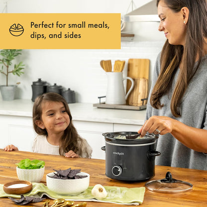 Crock-Pot 2 Quart Mini Slow Cooker – Classic Compact Cooker D9EE