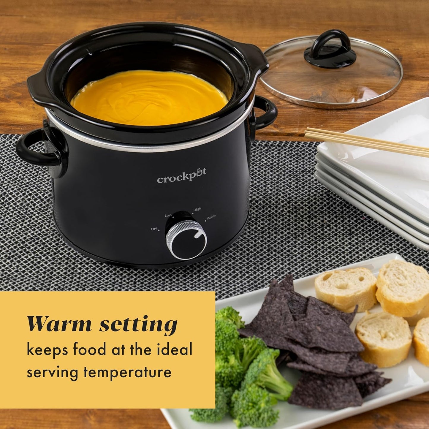 Crock-Pot 2 Quart Mini Slow Cooker – Classic Compact Cooker D9EE